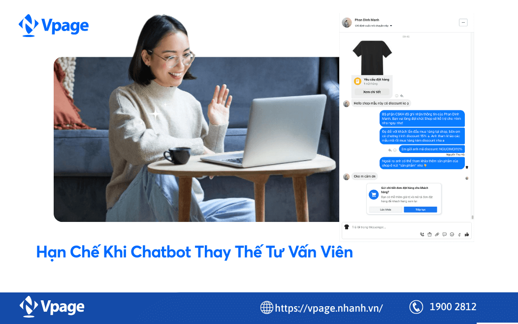 Hạn Chế Khi Chatbot Thay Thế Tư Vấn Viên
